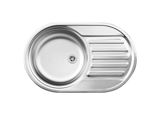 Zlewozmywak SR MINI flat (76,5x48) 1B 1D - 60 mm