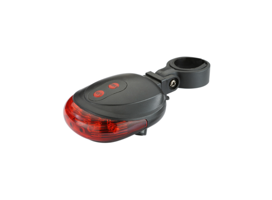 Lampka rowerowa tylna z laserem