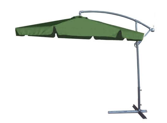 Parasol stalowy boczny z wentylacją zielony
