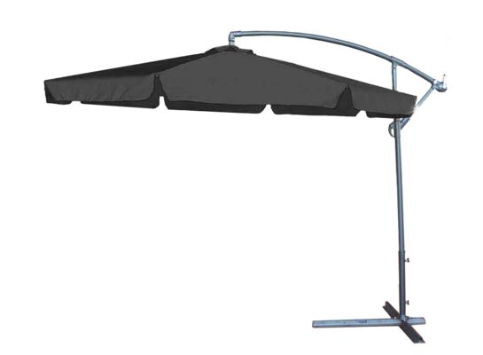 Parasol stalowy boczny z wentylacją szary