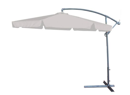 Parasol stalowy boczny z wentylacją beżowy