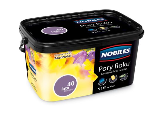 Farba lateksowa Pory Roku Lato Śliwkowe 5 l Nobiles