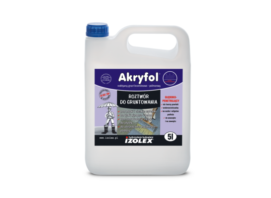Roztwór do gruntowania Akryfol 5 l Izolex