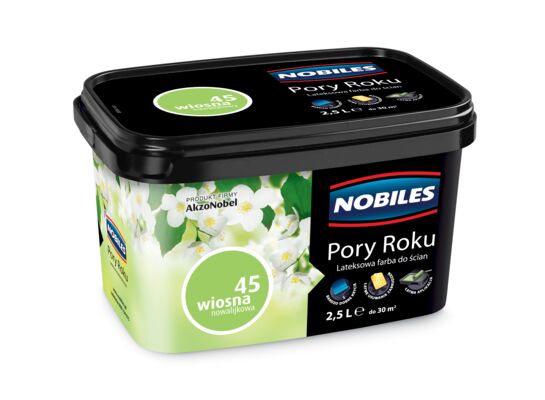 Farba lateksowa Pory Roku Wiosna Nowalijkowa 2,5 l Nobiles