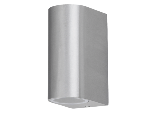 Kinkiet ogrodowy Chile GU10 2x35W, srebrny