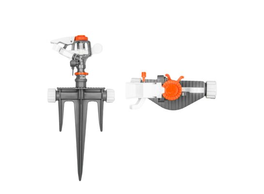 Zraszacz pulsacyjny na kolcu trójzębnym WHITE LINE