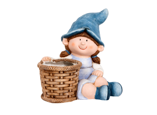 Figura osłonka ogrodowa ceramiczna Dziecko