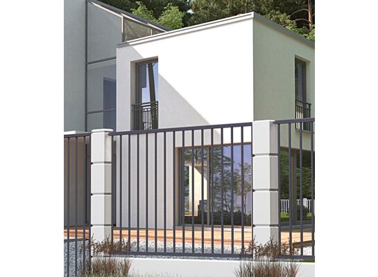 Przęsło ocynkowane Hugo 200 x 120 cm antracyt