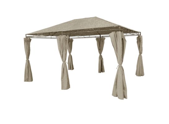 Pawilon poliestrowy ze ściankami ecru