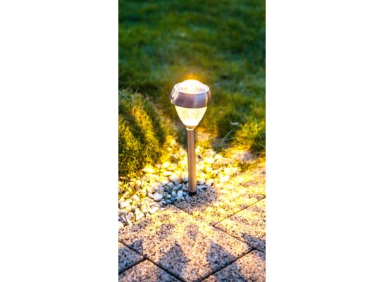 Lampka solarna INOX