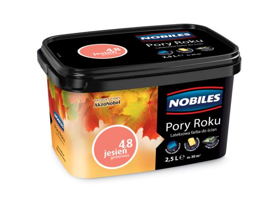 Farba lateksowa Pory Roku Jesień Gerberowa 2,5 l Nobiles