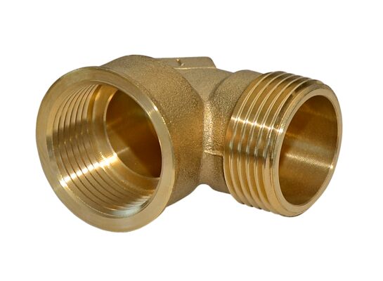 Kolano nakrętno - wkrętne 1" mosiądz