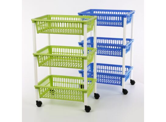 Regał 3 półkowy na kółkach 62 x 40 cm