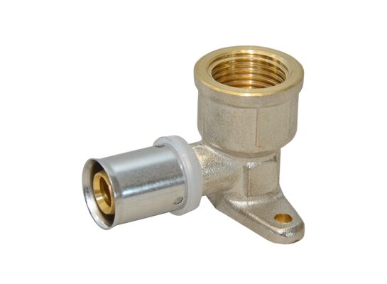 Kolano pex montażowe zaprasowywane 1/2" x 16 gwint wewnętrzny