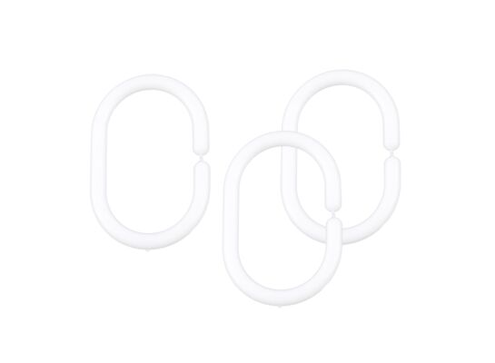 Kółka do zasłonek białe AWD Interior