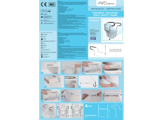 Podpórka toaletowa AWD Interior
