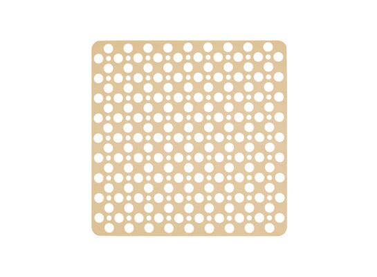 Mata łazienkowa beżowa 53 x 53 cm AWD Interior