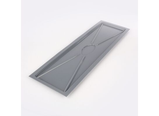 Tacka do suszarki 74,5 x 23,5 cm twarda srebrny