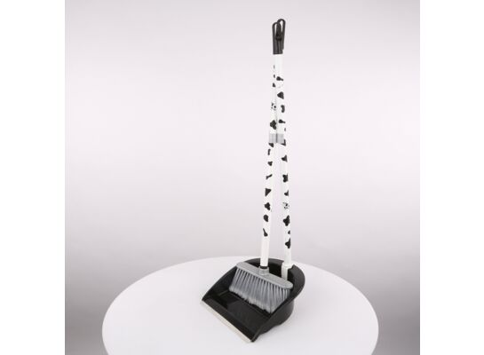 Komplet Krowa miotła+szufelka leniuch