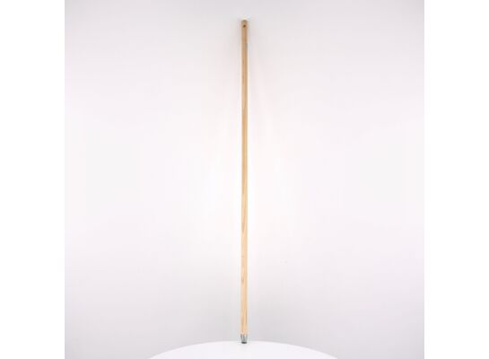 Kij drewniany 120 cm z gwintem metalowym