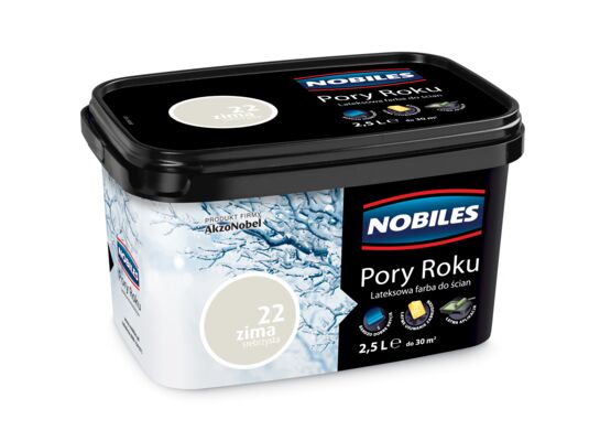 Farba lateksowa Pory Roku Zima Srebrzysta 2,5 l Nobiles