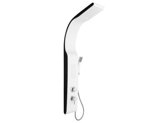 Panel prysznicowy biały-czarny mat Enzo Kerra 