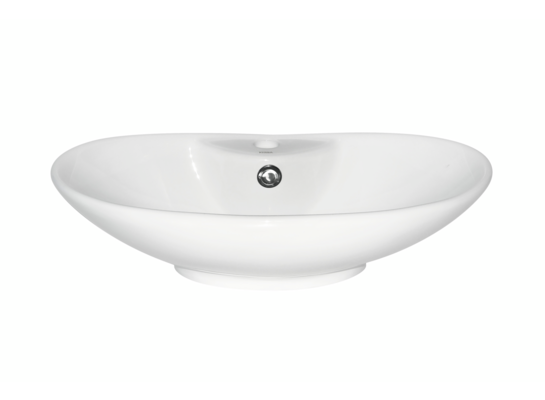 Umywalka nablatowa KR 139 18 x 58 x 39 cm biała Kerra