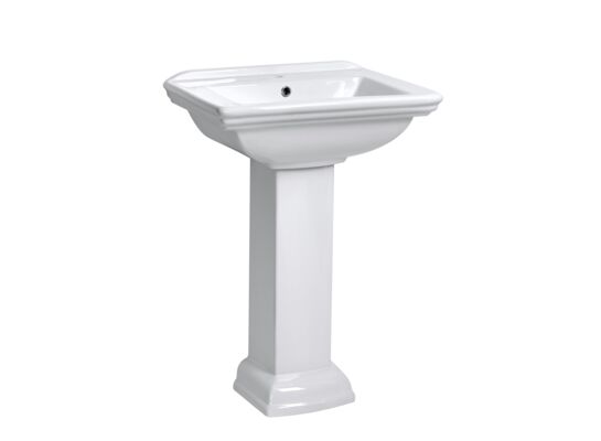 Umywalka ścienna z postumentem KLEOPATRA 13 Kerra