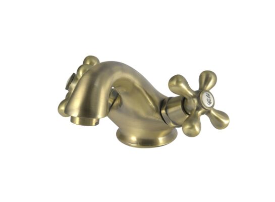 Bateria umywalkowa LUXOR 01 mosiądz antyczny Loge