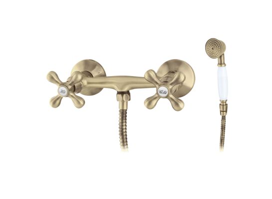 Bateria natryskowa LUXOR 03 mosiądz antyczny Loge 