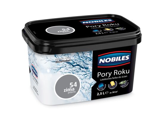 Farba lateksowa Pory Roku Zima Polarna 2,5 l Nobiles