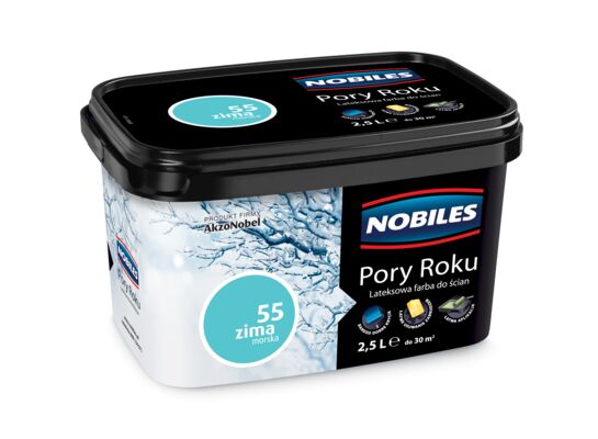 Farba lateksowa Pory Roku Zima Morska 2,5 l Nobiles