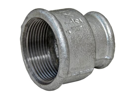 Złączka nakrętna redukcyjna (mufa) 1 1/4" x 1" ocynk