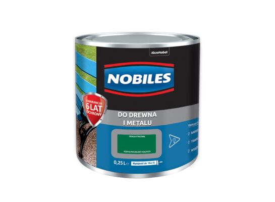 Farba ftalowa do drewna i metalu Ftalonal Zielony Soczysty 0,25 l Nobiles