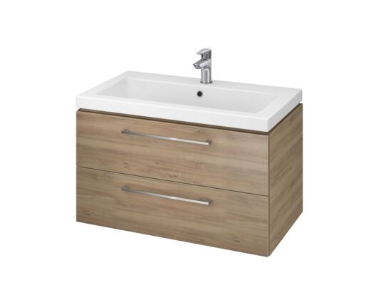 Zestaw Lara Como szafka z umywalką 80 orzech dsm