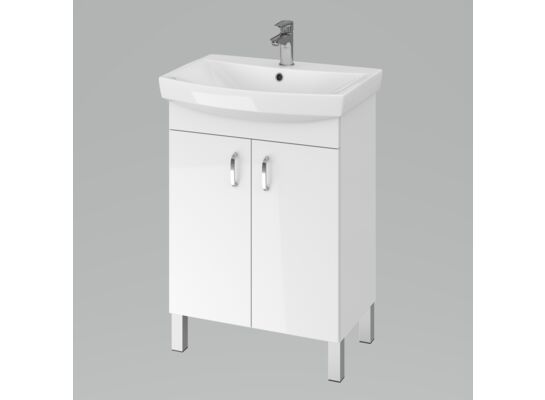 Zestaw Claso carina szafka z umywalką 60 biały dsm