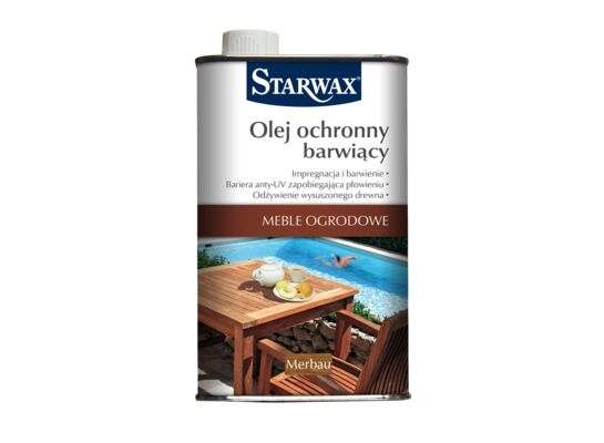 Olej ochronny barwiący merbau 500 ml Starwax