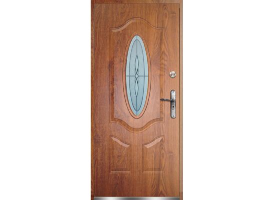 Drzwi zewnętrzne FLORENCJA złoty dąb 90L