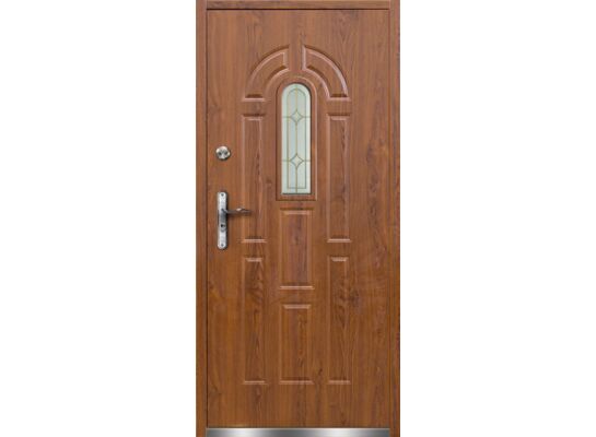 Drzwi zewnętrzne ELBA złoty dąb 90L