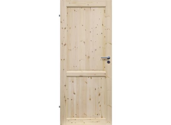 Skrzydło drzwiowe LUGANO pełne 80 lewe sosna