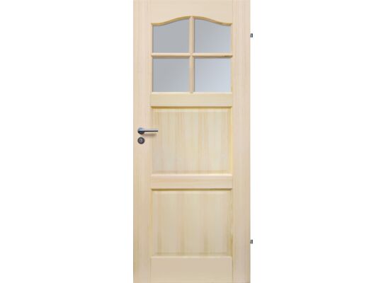 Skrzydło drzwiowe TRYPLET 4S 70L z szybą hartowaną