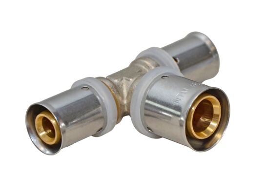 Trójnik redukcyjny zaprasowywany pex 20 x 20 x 16