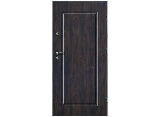 Drzwi zewnętrzne SQUARE pełne ciemny orzech 80P