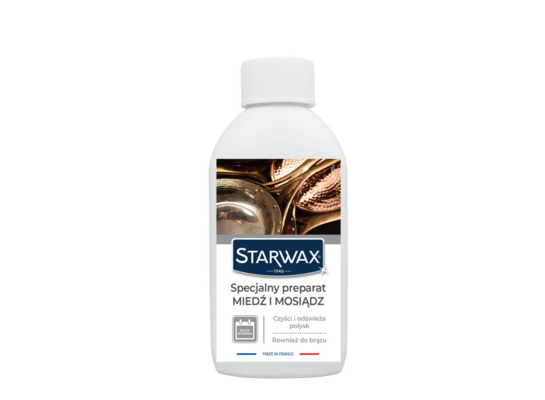 Mosiądz, miedź, brąz, czyszczenie i nabłyszczanie 250 ml Starwax