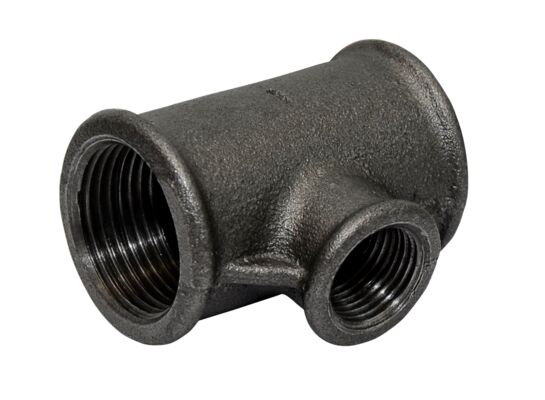 Trójnik nakrętny 3/4'' x 1/2'' czarny