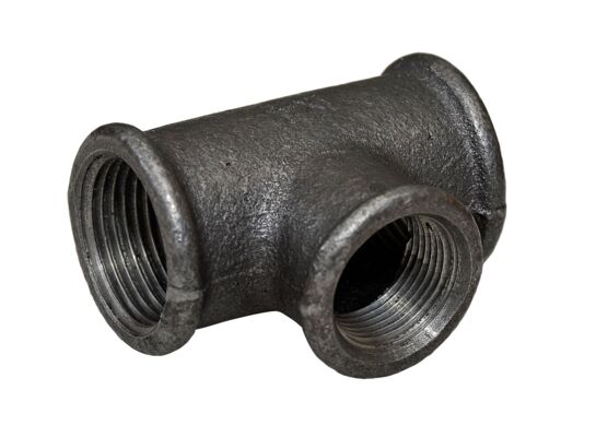 Trójnik nakrętny 3/4'' czarny