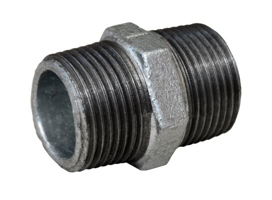 Złączka wkrętna (nypel) 1 1/2'' ocynk