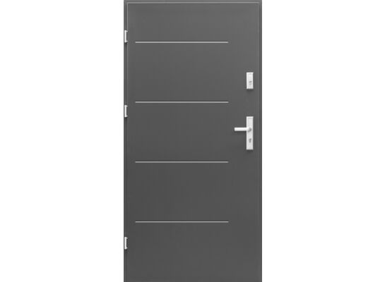 Drzwi zewnętrzne Elegance antracyt 90 cm prawe Splendoor