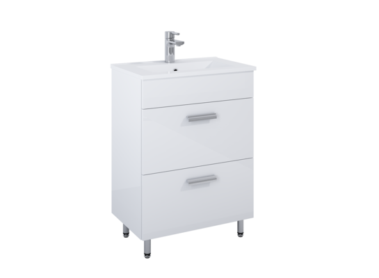 Zestaw szafka z umywalką Iga 60 cm biała