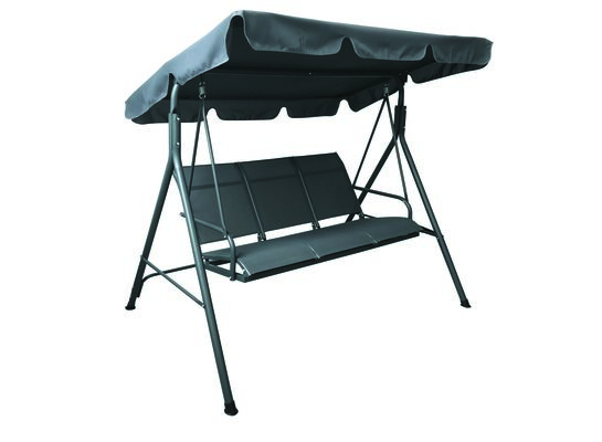 Huśtawka Stella 170 x 115 x 152 cm szara